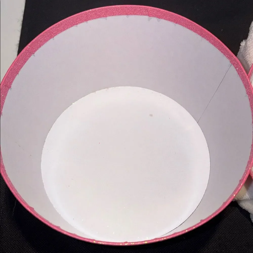 Plush Cupcake Decorative Box in Pink with Cream Frosting